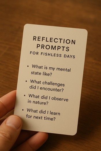 Printed zero-day reflection card with short prompts