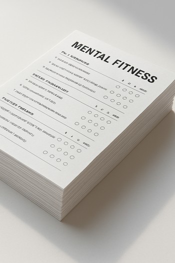 Neat stack of printed cards with soft amber edges on a dashboard