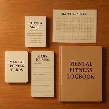 Flatlay of StillIce cards, pen and mug on a dark desk