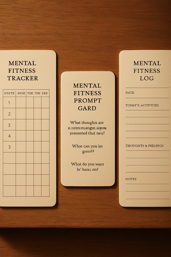 Trip trio strip with three slim panels lying on a desk